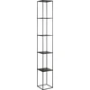 Customform Knygų stovas, TENSIO PILLAR 5F, 230x30 cm, Juoda