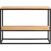 Customform Konsolė, JULITA METAL 92-1F, 0.3x1x0.92 m, Juoda