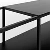 Customform Konsolė, OBROOS METAL 100, 0.3x1x0.75 m, Juoda