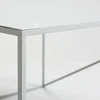 Customform Konsolinis stalas, "Senso Flower" metalas, 120x25 cm, baltas