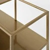 Customform Konsolinis stalas, "Senso Flower" metalas, 120x25 cm, auksinis