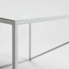 Customform Konsolinis stalas, "Senso Flower" metalas, 120x25 cm, baltas