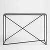 Customform Konsolinis stalas, Senso Flower Metal, 120x25 cm, Baltas