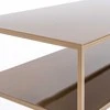 Customform Konsolinis stalas, TENSIO 2 FLOOR METAL, 100x35 cm, Auksinis