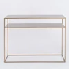 Customform Konsolinis stalas, TENSIO 2 FLOOR METAL, 100x35 cm, Auksinis