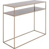 Customform Konsolinis stalas, TENSIO 2 FLOOR METAL, 100x35 cm, Auksinis