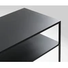 Customform Konsolinis stalas, TENSIO 2 FLOOR METAL, 100x35 cm, Juoda