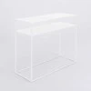 Customform Konsolinis stalas, TENSIO 2 FLOOR METAL, 100x35 cm, Baltas