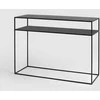 Customform Konsolinis stalas, TENSIO 2 FLOOR METAL, 100x35 cm, Juoda