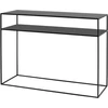 Customform Konsolinis stalas, TENSIO 2 FLOOR METAL, 100x35 cm, Juoda