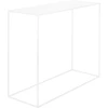 Customform Konsolinis stalas, TENSIO METAL, 100x35 cm, Baltas