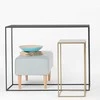 Customform Konsolinis stalas, TENSIO METAL, 100x35 cm, Juoda