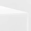 Customform Konsolinis stalas, TENSIO METAL, 100x35 cm, Baltas