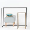 Customform Konsolinis stalas, TENSIO METAL, 100x35 cm, Juoda