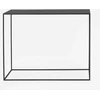 Customform Konsolinis stalas, TENSIO METAL, 100x35 cm, Juoda