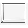 Customform Konsolinis stalas, TENSIO METAL, 100x35 cm, Juoda