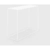 Customform Konsolinis stalas, TENSIO METAL, 100x35 cm, Baltas