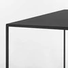 Customform Konsolinis stalas, TENSIO METAL, 100x35 cm, Juoda