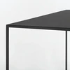 Customform Konsolinis stalas, TENSIO METAL, 100x35 cm, Juoda