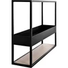 Customform Kredenza, JULITA 92-1F MASIVINĖ MEDIENA, 0.3x1x0.92 m, Balta