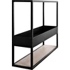 Customform Kredenza, JULITA 92-1F MASIVINĖ MEDIENA, 0.3x1x0.92 m, Balta