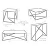 Customform Kredenza, MEMO METAL 100, 300x100x75 cm, Balta