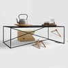 Customform Kredenza, MEMO METAL, 300x100x75 cm, Raudona