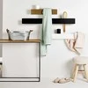 Customform Lentyna, LANDA, 70x10 cm, Juoda