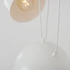 Customform Pakabinamas šviestuvas POPO L 2, baltas, Ø 23 cm