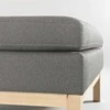 Sofa Customform Pufas, Medžio Apdaila, 70x70 cm, Pilkas