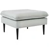 Sofa Customform Pufas, POSH Juodas, 70x70x45 cm, Platininė pilka