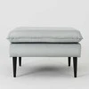 Sofa Customform Pufas, POSH Juodas, 70x70x45 cm, Platininė pilka