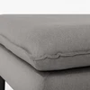 Customform Pufas, POSH Juodas, 70x70x45 cm, Pilka
