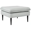 Customform Pufas, POSH Juodas, 70x70x45 cm, Platininė pilka