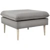 Sofa Customform Pufas, POSH WOOD, 0.7x0.7x0.45 m, Pilka spalva