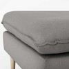 Sofa Customform Pufas, POSH WOOD, 0.7x0.7x0.45 m, Pilka spalva
