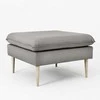 Sofa Customform Pufas, POSH WOOD, 0.7x0.7x0.45 m, Pilka spalva
