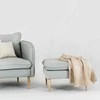 Sofa Customform Pufas, POSH WOOD, 70x70x45 cm, Pilka