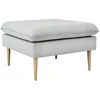 Customform Pufas, POSH WOOD, 70x70x45 cm, Pilka
