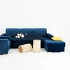 Sofa Customform Pufas, STABLE, 68x68x40 cm, Mėlynas