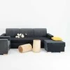 Sofa Customform Pufas, STABLE, 68x68x40 cm, Pilka Levanda