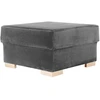 Customform Pufas, STABLE, 68x68x40 cm, Pilka Levanda