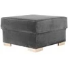 Sofa Customform Pufas, STABLE, 68x68x40 cm, Pilka Levanda