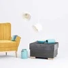Sofa Customform Pufas, STABLE, 68x68x40 cm, Pilka Levanda
