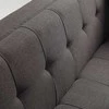 Sofa Customform Pufas, Willy, 72x72 cm, Platinos spalva