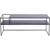 Customform RTV stalas, SENSO FLOWER METAL, 120x45 cm, Juoda