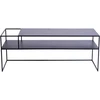 Customform RTV stalas, SENSO FLOWER METAL, 120x45 cm, Juoda