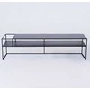 Customform RTV stalas, SENSO FLOWER METAL, 170x45 cm, Juodas