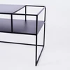 Customform RTV stalas, SENSO FLOWER METAL, 120x45 cm, Juodas