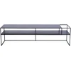 Customform RTV Staliukas, SENSO FLOWER METAL, 170x45 cm, Juoda